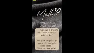 Conhe&ccedil;a a diferen&ccedil;a entre Malha Cardada X Malha Penteada l Tharcila Estilista