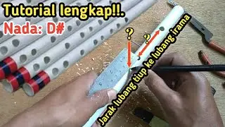 Cara membuat suling dari paralon