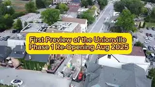 Unionville Markham Phase One Reopening ✨ First Look from Above!