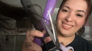 ASMR| Hair Stylist Roleplay- haircut 💇🏻‍♀️ & hair style (personal attention 💤)