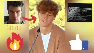 JANNIK SINNER RISPOSTA ALL' ATTACCO  DI FEDEZ 👊🏼💥 SPIEGANDO COSA NE PENSA DEI SOCIAL NETWORK!!