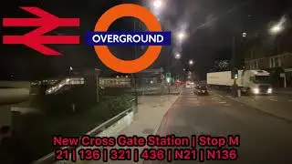 Full Route Visual + Diversion | London Central Route N21 | Trafalgar Square to Bexleyheath SC
