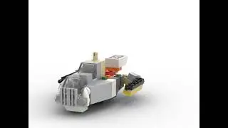 Micro Heavy Chopper assembly (LEGO MOC alt for 10696-1)