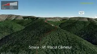 Sinaia - Vf. Piscul C&acirc;inelui  ∆ hiking trails ∆ 3d-trail.com/romania/
