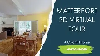 Walking through a colonial home with Matterport 3D virtual tour