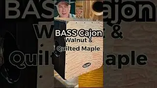 Walnut & Quilted Maple Bass Cajon | Handcrafted Tone and Power