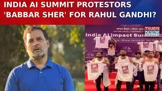 Rahul Gandhi Backs Shirtless Protesters At India AI Summit, Calls Them 'Babbar Sher' Amid Row