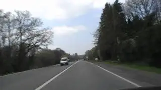 Driving Along The N164 Between 22110 Lanhellen & 22340  La Pie, Brittany, France 12th April 2010