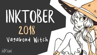 Inktober 2018 #2 | Vagabond Witch | iiKiui