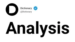 Analysis Meaning In English