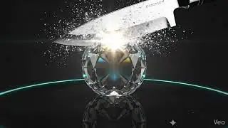 ✨🍎 Watch a sparkling diamond apple get sliced in the most satisfying way! 💎✋