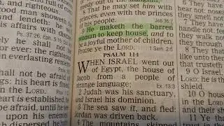 Read Along: Psalm 114...December 29th 2025 3:15 pm