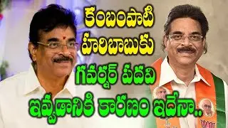 Reason behind Kambalapati HariBabu Appointed As Mizoram Governor || GNN Tv telugu ||
