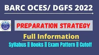 Barc Exam Preparation Strategy || Barc Exam Pattern 2022 || Barc Cutoff || Barc Syllabus || Books