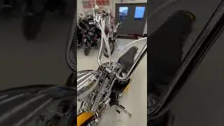 Black & Yellow Springer Softail by Nowaskey Performance.  #hd #harleydavidson #motorcycle #custom