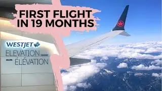 Travel Day | WestJet Elevation Lounge Calgary Airport | First Flight in 19 Months on Air Canada