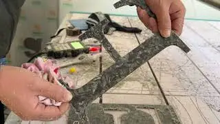 use our CHANNEL LETTER BENDING MACHINE and LASER CUTTING MACHINE to make a letter 