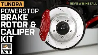 2015-2021 Tundra PowerStop Z36 Extreme Truck and Tow 5-Lug Brake Kit Review & Install