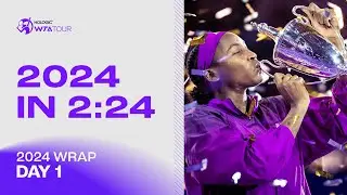 Sabalenka World No.1, Gauff Finals Champion, 3 Different Grand Slam Winners | 2024 WTA Wrap | Day 1