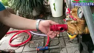 Cách chế cụm hồi cho đầu rửa xe cu-roa | 0982037474 | 0988786774