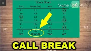 call break single player game | call break single player score | Call Break Best Score