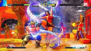 Street Fighter V with comic book style ReShade