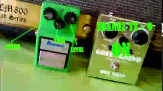 Ibanez tube screamer Ts-9 vs Green Rhino MKII