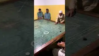 Veteran Carrom Master&rsquo;s Triple White Coin Pot! 🎯 #CarromShorts #LegendaryShot