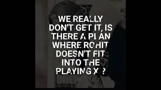 Why was #RohitSharma rested? management should be more#transparent. #viratkohli #t20WC #cricket #t20