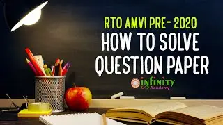 HOW TO SOLVE QUESTION PAPER ~ RTO AMVI 2020