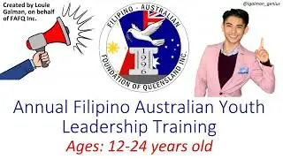 Annual Filipino Australian Youth Leadership Training