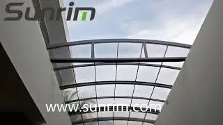 Electric Retractable Skylights & Roofs, Operable Skylights, Large Retractable Structures Systems