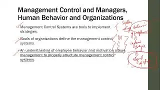 3 Managers, Human Behavior and Organizations / Controllership