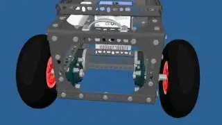 Roverbot - Animated VRML 3D model during the 5th construction phase (HQ video)