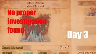 Day 3 of trying to get the giant Vaal Hazak gold crown.