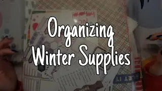 Organizing Stickers, Scrapbook Papers, Journaling Cards