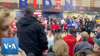 Protester Interrupts Joe Biden Rally, Escorted Out by Jill Biden