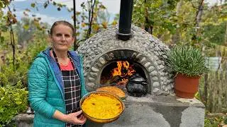 Cooking Ancient Albanian COMLEK in the Heart of the Village! 🧅🔥 (It Tasted Insane!)