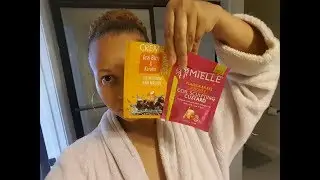 Creme Of Nature Acai & Keratin Hair Masque/Mielle Pomegranate & Honey Coil Sculpting Custard Reviews