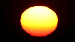 Black object near the sun