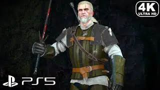 The Witcher 3 Wild Hunt Next-Gen PS5 - Howler, The Powerful Chort Boss Fight (4K ULTRA HD)