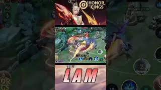 Lam pro gameplay BEST JUNGLER INSANE DAMAGE! | top assassin over powered #hok #honorofkings #lam