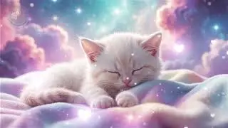 Seamless Sleep Music for Cats 🌊 | Continuous Harmonic Wave Tones (No Breaks)