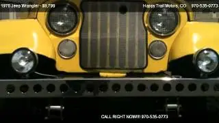1976 Jeep Wrangler CJ7 - for sale in Longmont, CO 80504