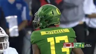 Dillon Mitchell (Oregon WR #13) Vs. Stanford 2018