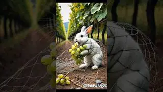 Brave Rabbit Saves Hungry Squirrel&rsquo;s Life! #rabbit #trendingshorts #youtubeshorts