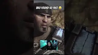 MARCUS FOLDED SO FAST 🤣 #gaming #gearsofwar #gearsofwareday
