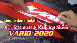 Cara Memasang Striping Motor - Vario 2020