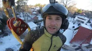 Birch Tree Damage und wie hängt Basti seine Säge ein