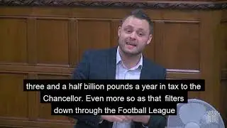 The Funding of Grassroots Sport | Ben Bradley MP